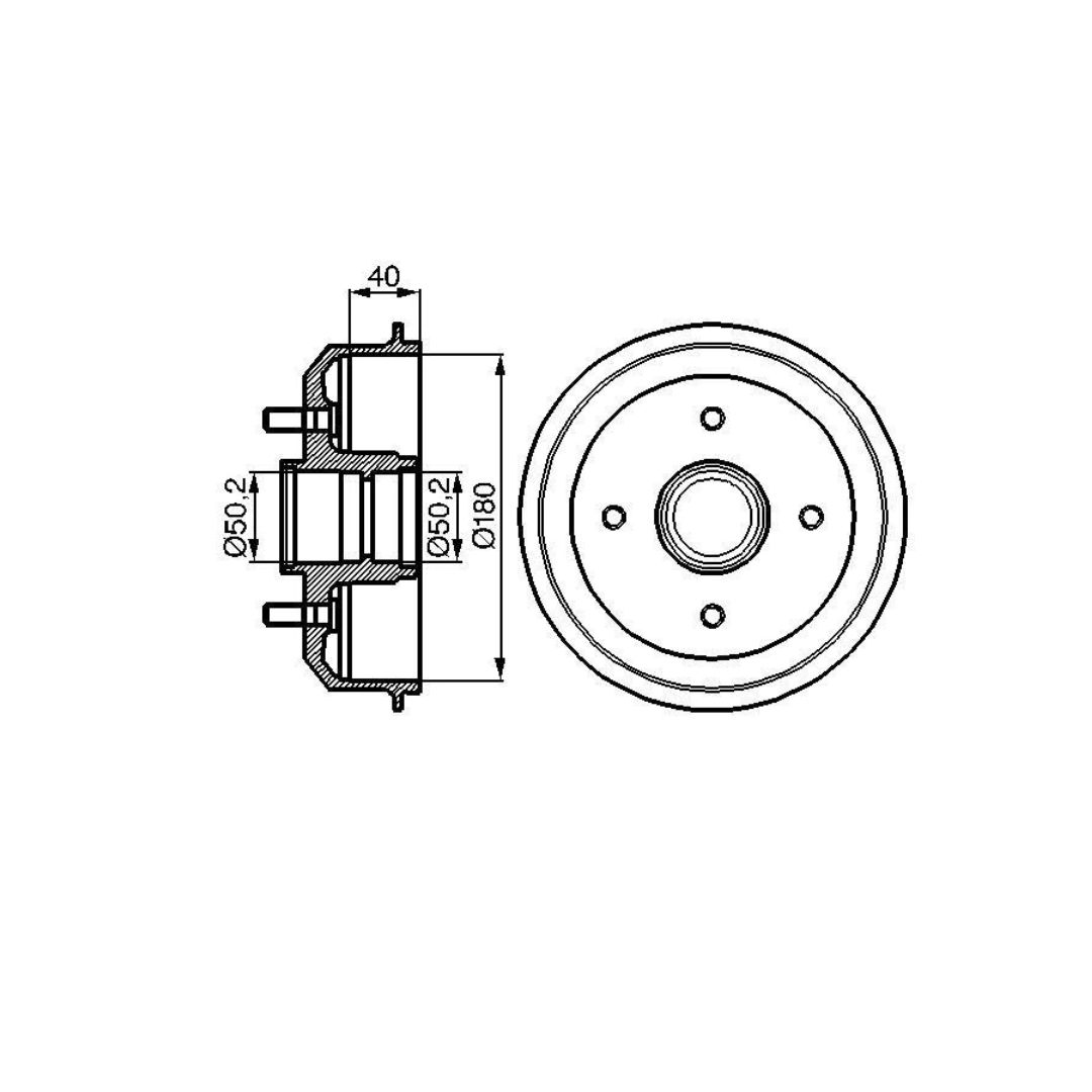 Bosch Brake Drum